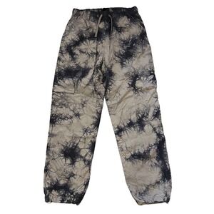 Jordan Heritage Women's Tie Dye Cargo Pants Loose Fit Joggers Y2K Streetwear S
